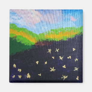 Íman imã de pintura de paisagem escura por jamie