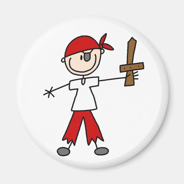 Íman Ímã de Pirata com Espada (Frente)
