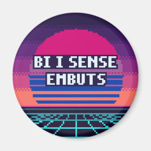 Íman Ímã de Pixel Orgulho Catalão Bi Eu Sinto