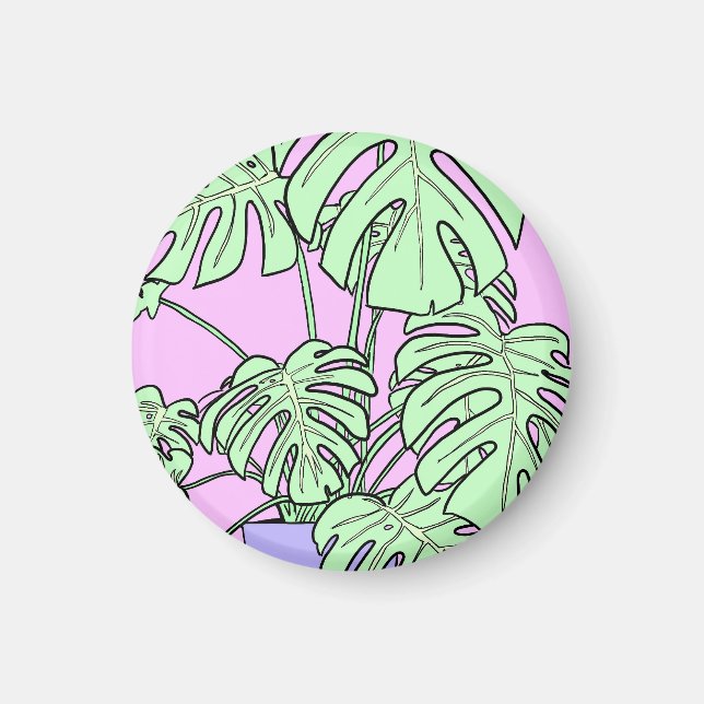 Íman Ímã de planta de queijo, amante de plantas (Frente)