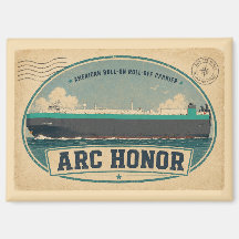 Ímã de Postcard de Honra ARC