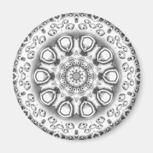 Íman Ímã de prata do design