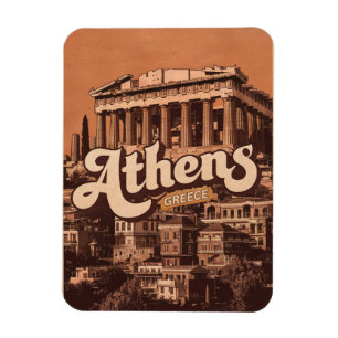 Íman Ímã de presente da capital Atenas antiga da Grécia