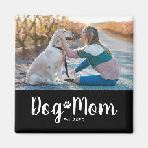 Ímã de Presente de Foto de Mãe de Cachorro Estabel