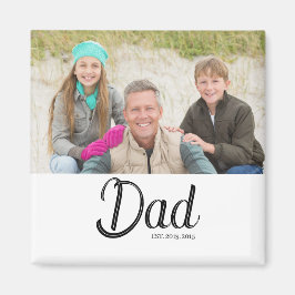 Íman Ímã de Presente de Foto do Papai