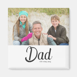 Íman Ímã de Presente de Foto do Papai