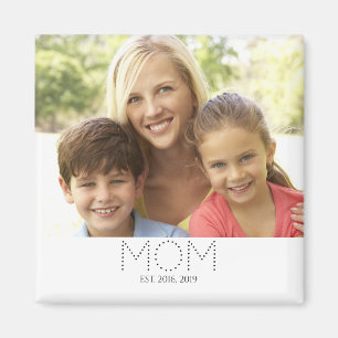 Íman Ímã de Presente de Foto Estabelecida pela Mamãe