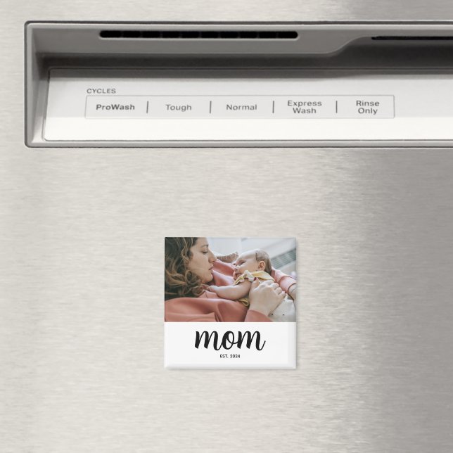 Íman Ímã de Presente de Foto Estabelecido pela Mamãe (In Situ (Dishwasher))
