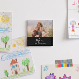 Íman Ímã de Presente do Dia das Mães Minimalista para M