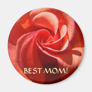 Íman ÍMÃ DE PRESENTE PARA A MELHOR MÃE Rosa Ímãs Presen