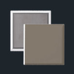 Íman Ímã de Quadrado Marrom Minimalista Estética Neutra<br><div class="desc">Design de ímã neutro e quente que adiciona um estilo calmo à sua geladeira,  escritório ou espaço de trabalho em segundos.</div>