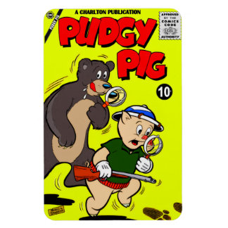Íman Ímã de Quadrinhos do PORCO PUDGY Clássico