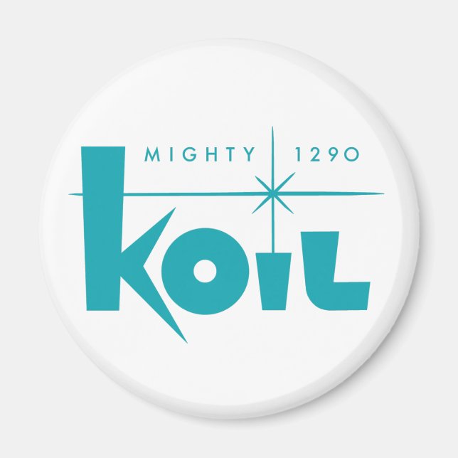 Íman ímã de rádio KOIL (Frente)