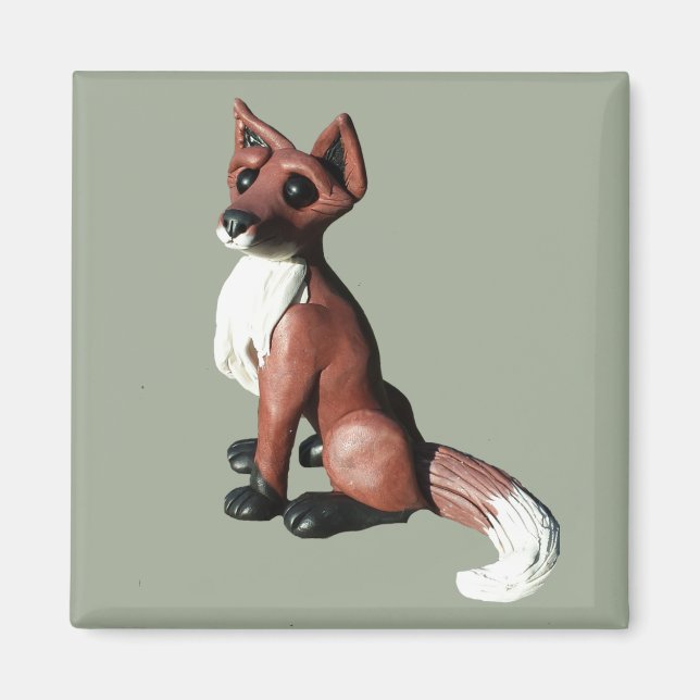 Íman ímã de raposa (Frente)