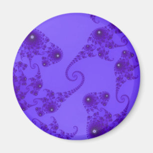 Íman Ímã de Rebanho de Cavalo-Marinho Roxo Azul