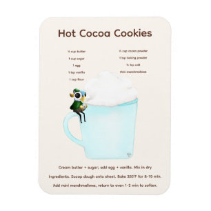 Íman Ímã de Receita de Biscoito de Cacau Quente Eclipse
