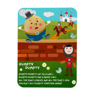Íman Ímã de Rima Infantil Humpty Dumpty