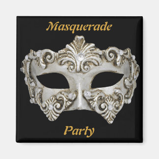 Íman Ímã de Salve a Data da Festa de Mascarada