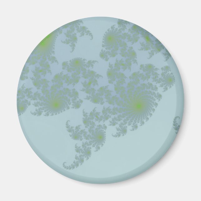 Íman Ímã de Samambaias Verdes (Frente)