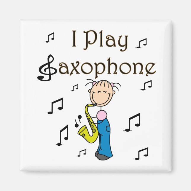 Íman Ímã de Saxofonista (Frente)