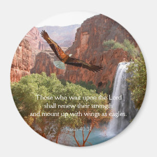 Íman Ímã de Scxripture do 40:31 de Isaiah - asas como