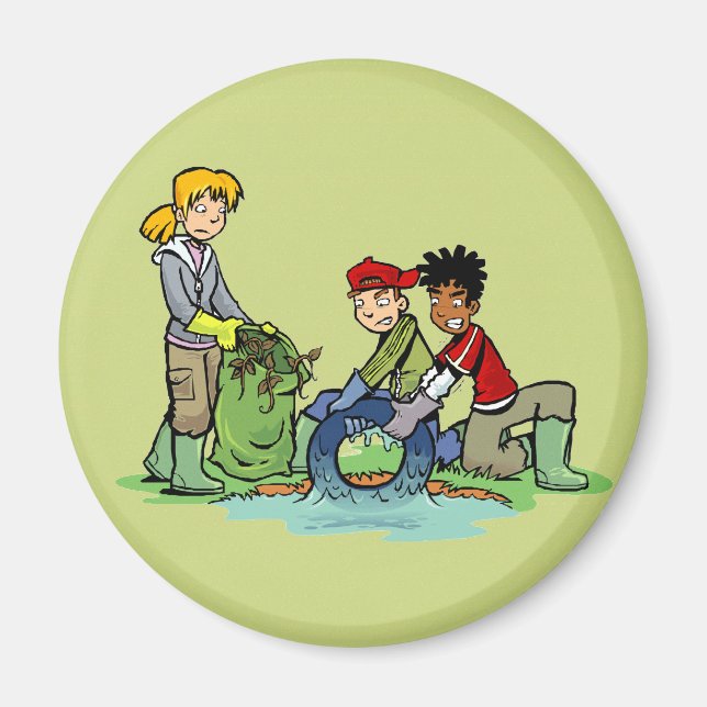 Íman ímã de serviço comunitário (Frente)