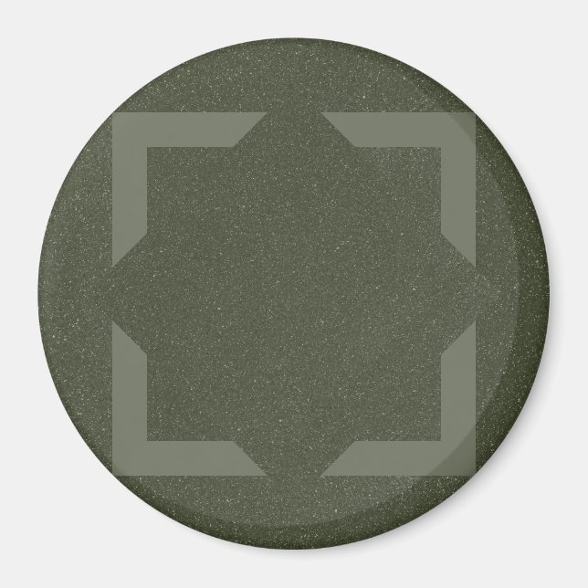 Íman Ímã de Seta com Moldura Verde Musgo (Frente)
