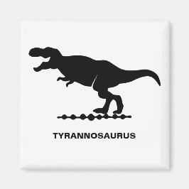 Íman Ímã de Silhueta de Dinossauro Tyrannosaurus