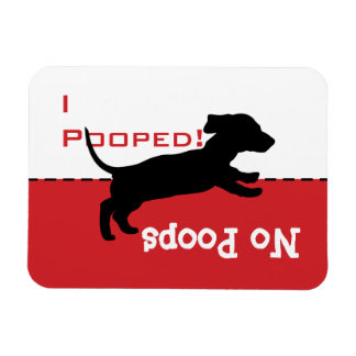 Íman Ímã de Sinal de Cachorro Dachshund Precisa Ir ao B