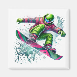 Íman Ímã de Snowboarder