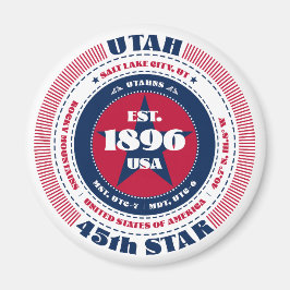 Íman Ímã de Souvenir Fatos do Estado de Utah