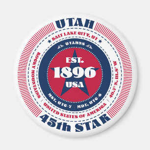 Íman Ímã de Souvenir Fatos do Estado de Utah