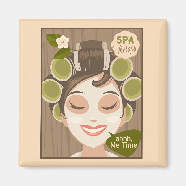 Íman Ímã de Spa Hora para Mim (Frente)