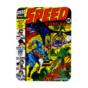 Íman Ímã de SPEED Comics dos anos 40