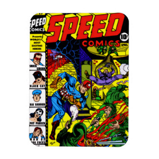 Íman Ímã de SPEED Comics dos anos 40