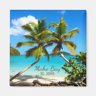 Íman Ímã de St John da praia da baía de Maho