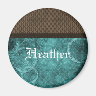 Íman Ímã de Steampunk da engrenagem do metal, cerceta