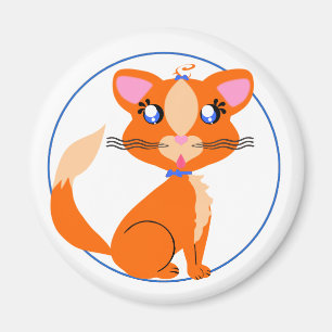 Íman Ímã de Toon do gatinho do gengibre