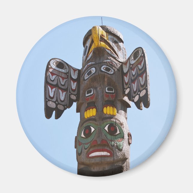 Íman Ímã de Totem Pole (Frente)
