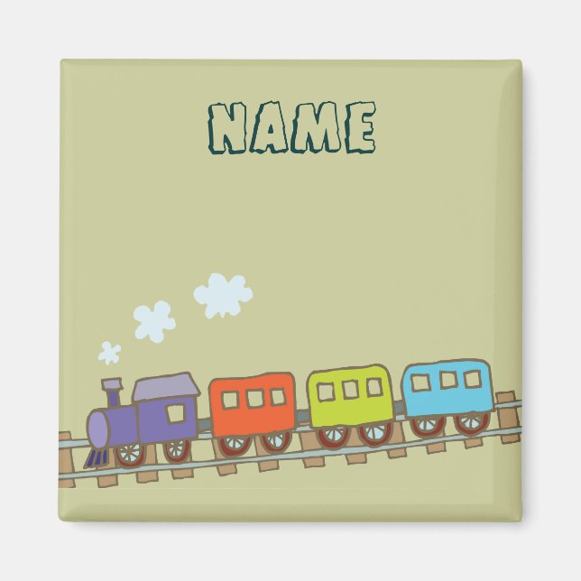 Íman Ímã de Trem de Brinquedo (Frente)