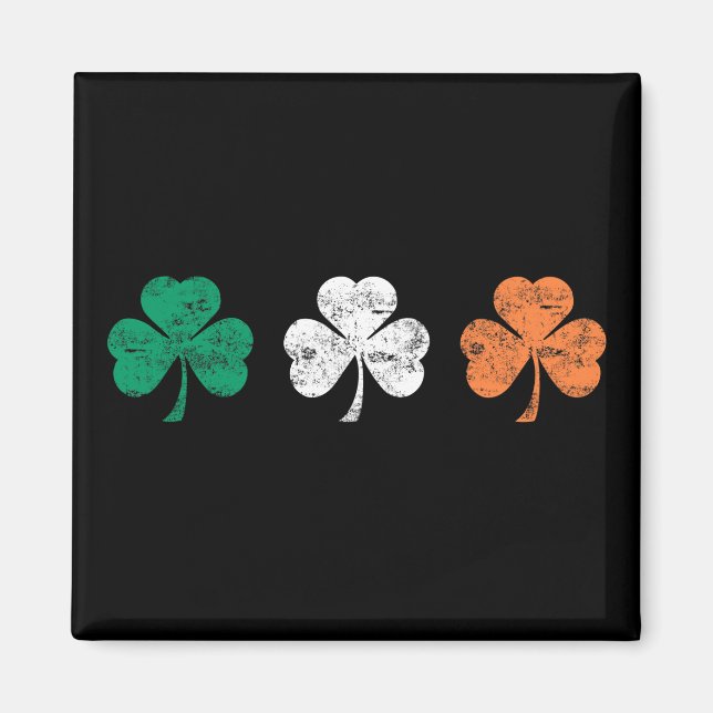 Íman Ímã de Trevos Irlandeses (Frente)