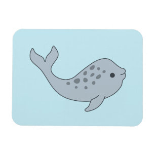 Íman Ímã de Tuskless Narwhal