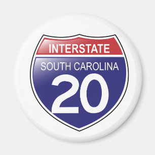Íman Ímã de um estado a outro de 20 South Carolina