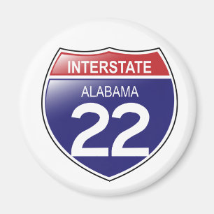 Íman Ímã de um estado a outro de 22 Alabama
