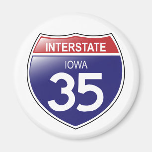 Íman Ímã de um estado a outro de 35 Iowa