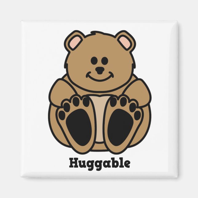 Íman ímã de Urso Huggable (Frente)