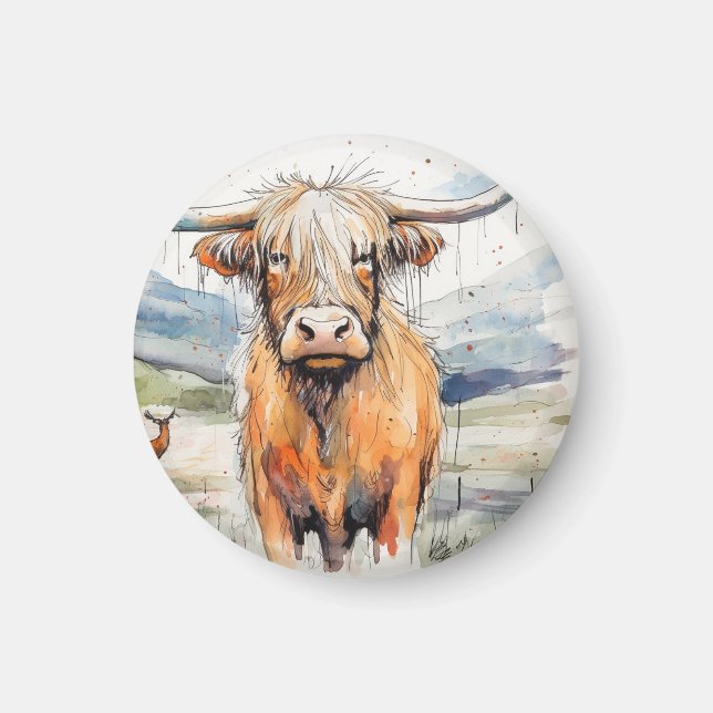 Íman Ímã de vaca, ímã de vaca das Terras Altas (Frente)