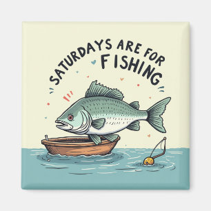 Íman Ímã de Vibe de Pesca de Sábado