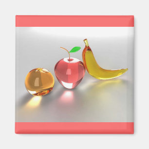 Íman Ímã de vidro da fruta
