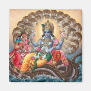 Íman Ímã de Vishnu & de Lakshmi - versão 2